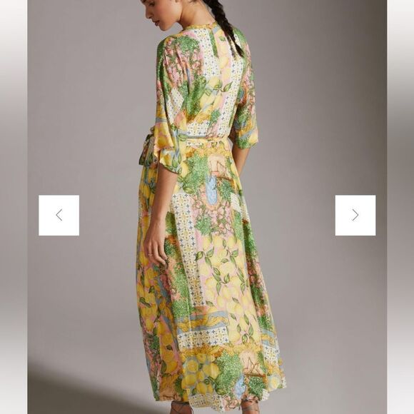 Anthropologie x Aldo Martins Lemon Kimono size All - Picture 4 of 6